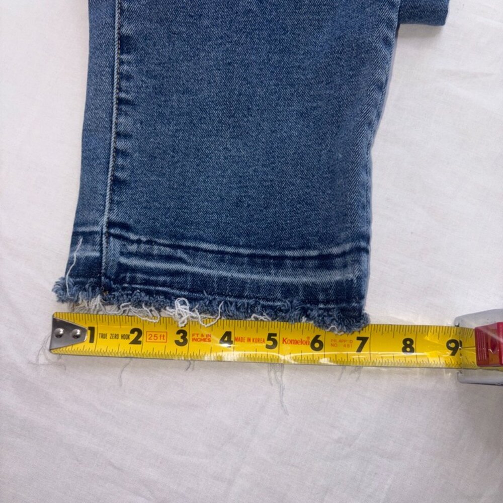 Pilcro and the Letterpress Blue Distressed Straight-Leg Jeans - Picture 11 of 14